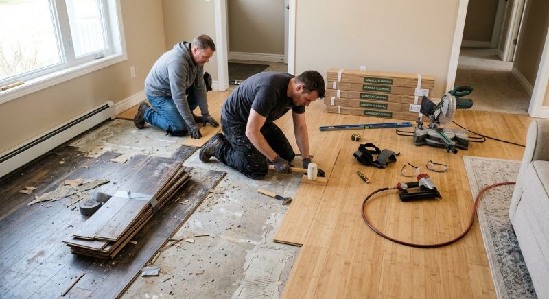 Bamboo Flooring Installation in Carroll County, MD