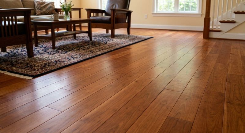 Cherry Floor Installation in Carroll County, MD
