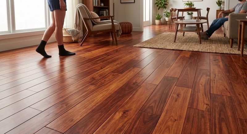 Cherry Floor Installation in Windsor Mill, MD
