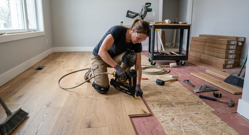 Hardwood Floor Installation in Ellicott City, MD