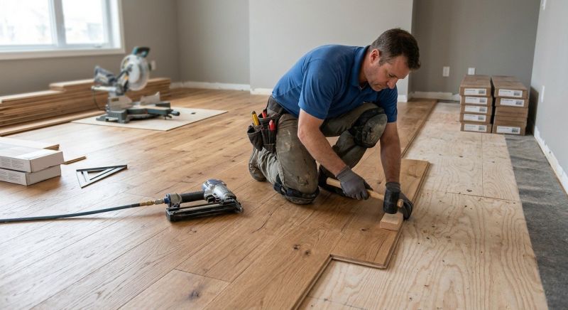 Hardwood Floor Installation in Highland, MD