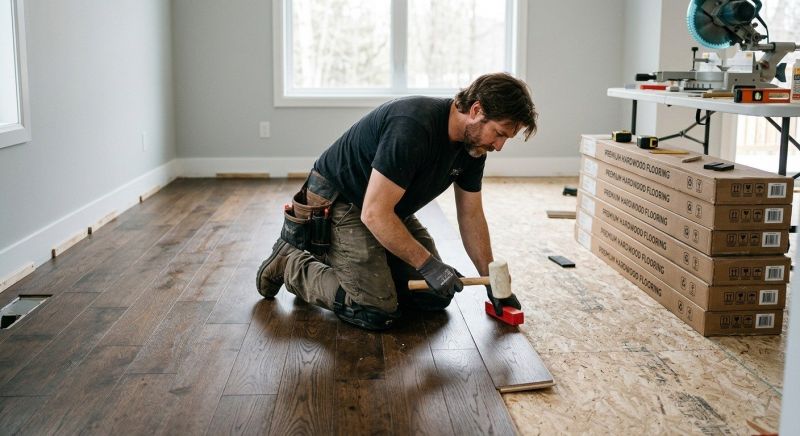 Hardwood Floor Installation in Woodstock, MD