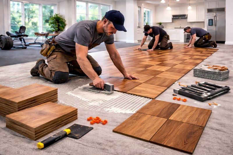 Hardwood Floor Installation in Woodstock, MD