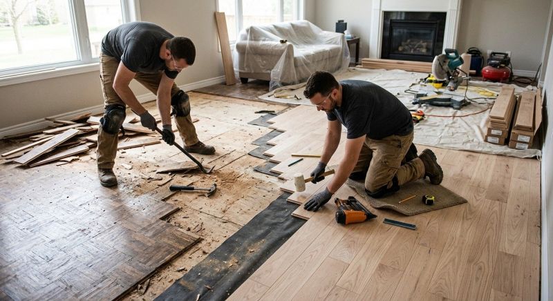 Hardwood Replacement in Jessup, MD