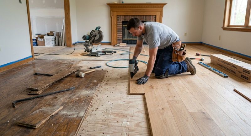 Hardwood Replacement in Lutherville Timonium, MD