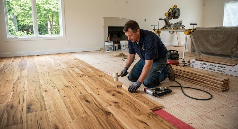 Hickory Floor Installation in Carroll County, MD