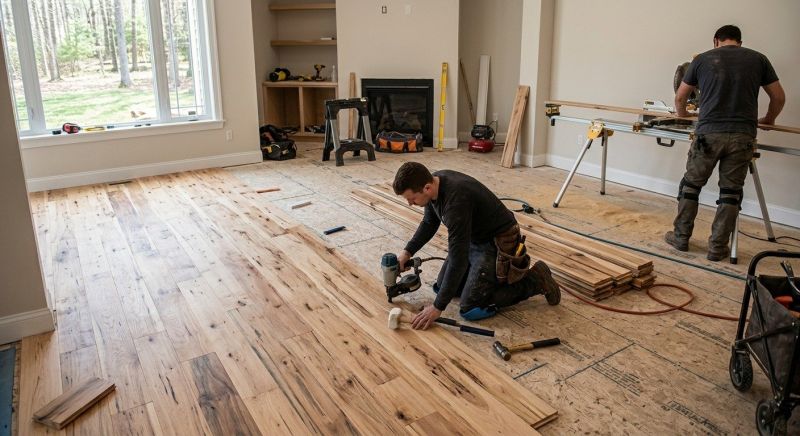 Hickory Floor Installation in Carroll County, MD