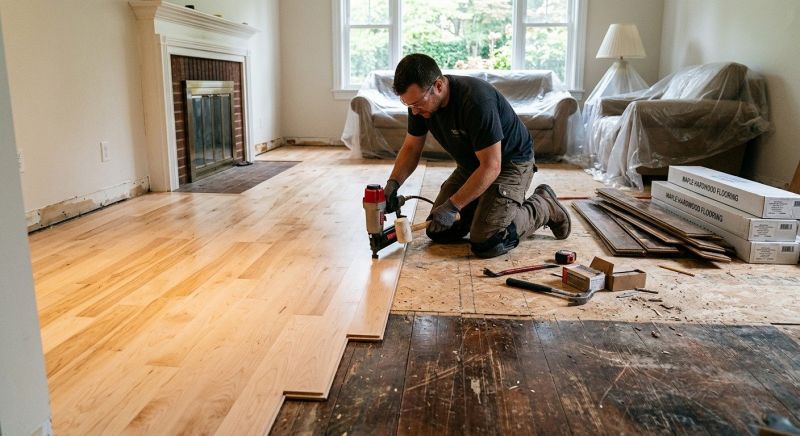 Maple Flooring Installation in Frederick, MD