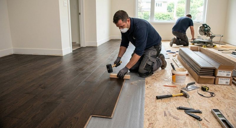 Maple Flooring Installation in Highland, MD