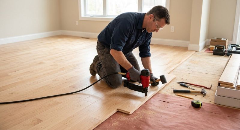 Maple Flooring Installation in Montgomery County, MD