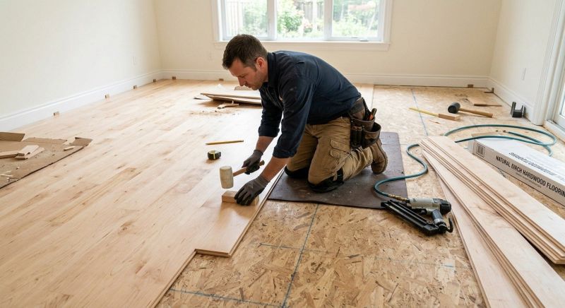 Maple Flooring Installation in Owings Mills, MD