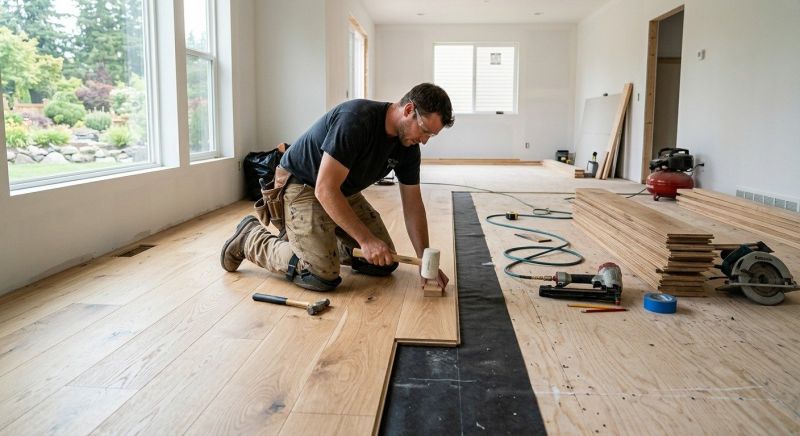 Oak Floor Installation in Baltimore County, MD