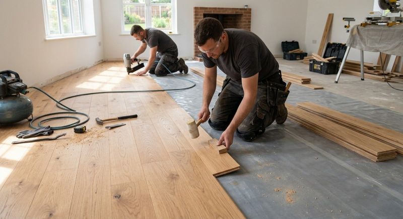 Oak Floor Installation in Boyds, MD