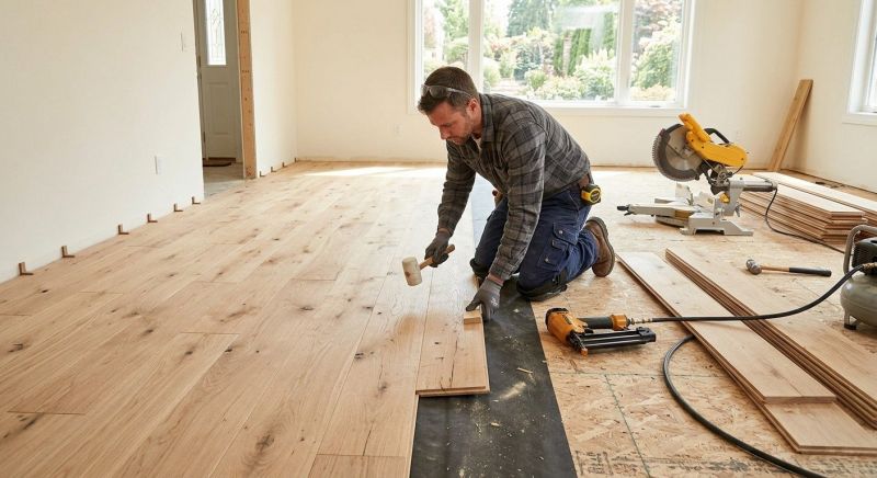 Oak Floor Installation in Catonsville, MD