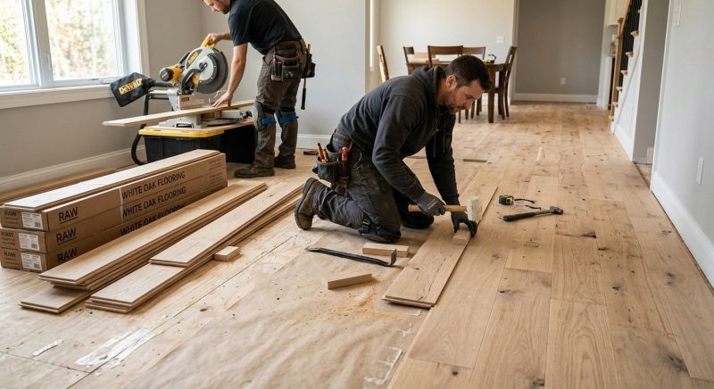 Oak Floor Installation in Halethorpe, MD