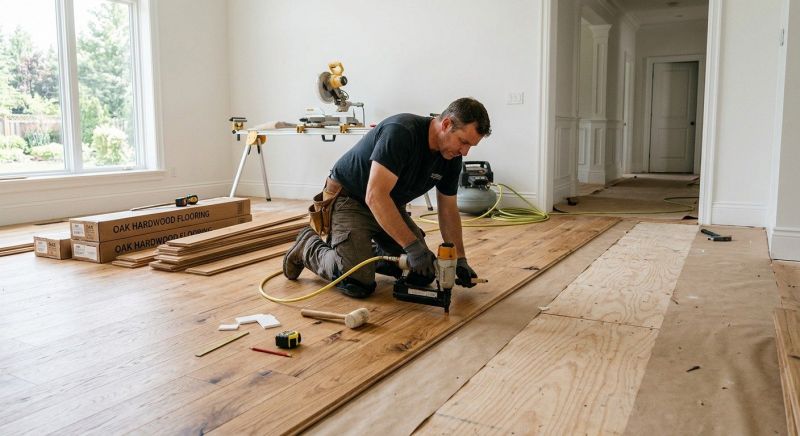 Oak Floor Installation in Keymar, MD