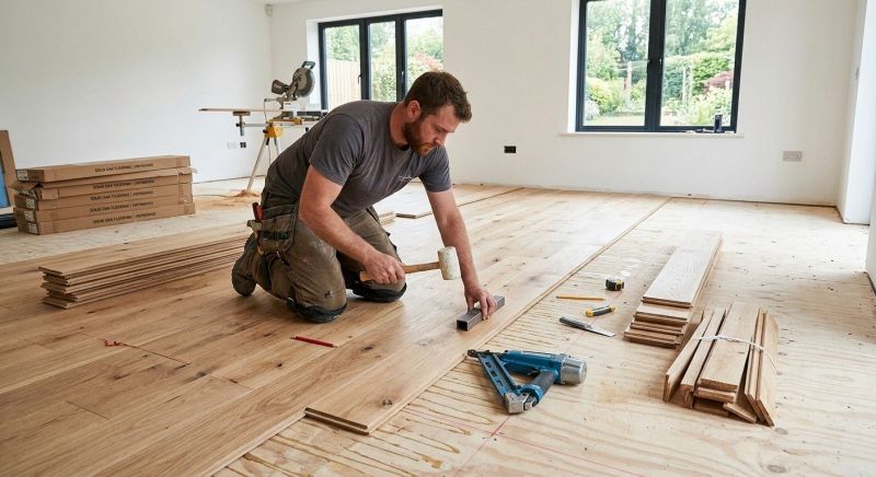 Oak Floor Installation in Phoenix, MD