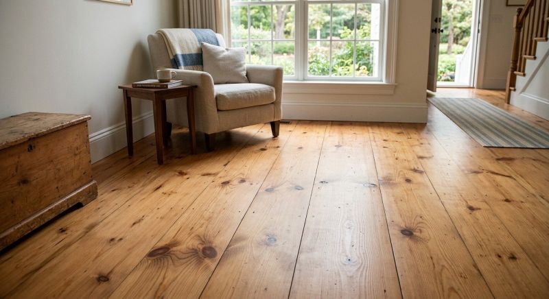 Pine Floor Installation in Carroll County, MD