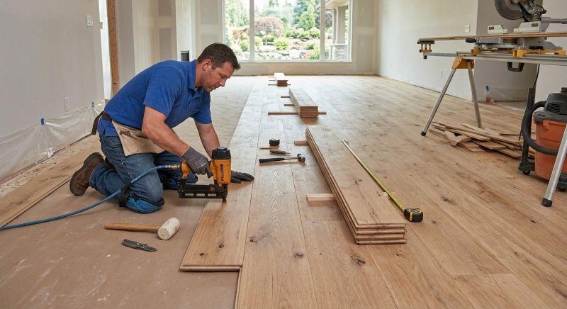 Plank Floor Installation in Carroll County, MD