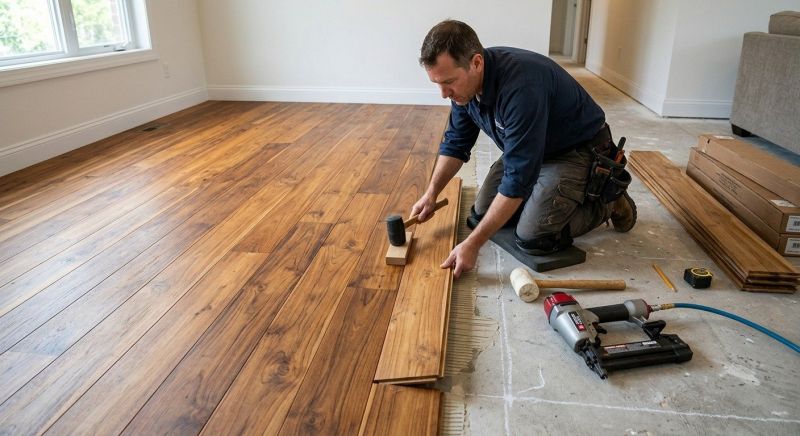 Teak Flooring Installation in Carroll County, MD