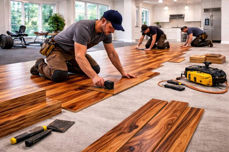 Teak Flooring Installation in Carroll County, MD