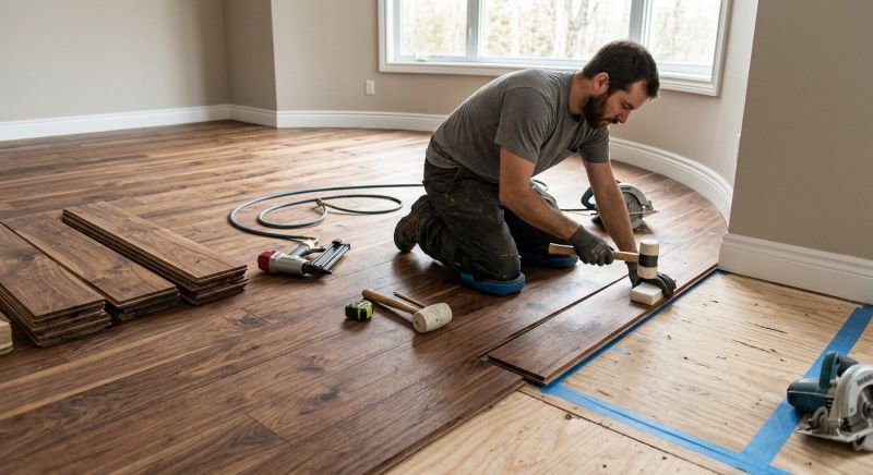 Walnut Flooring Installation in Carroll County, MD