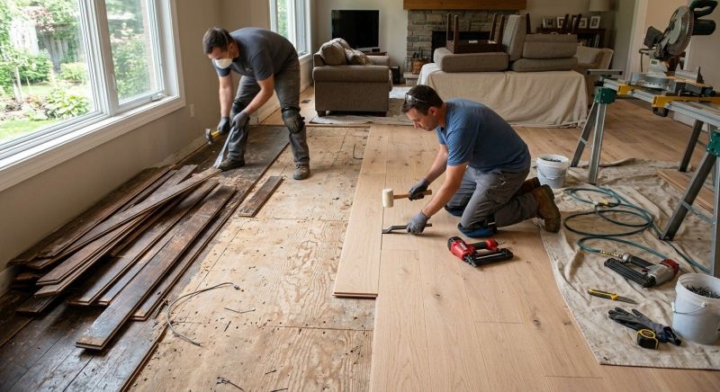 Wood Floor Replacement in Damascus, MD