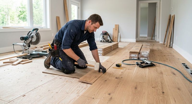 Wood Floor Replacement in Montgomery County, MD